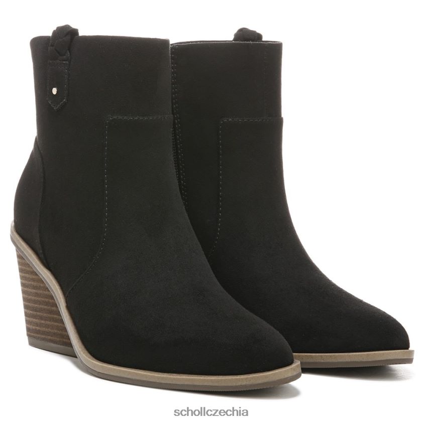 mirage klínová botička černá látka Dr. Scholl'sunisex 22080Z168