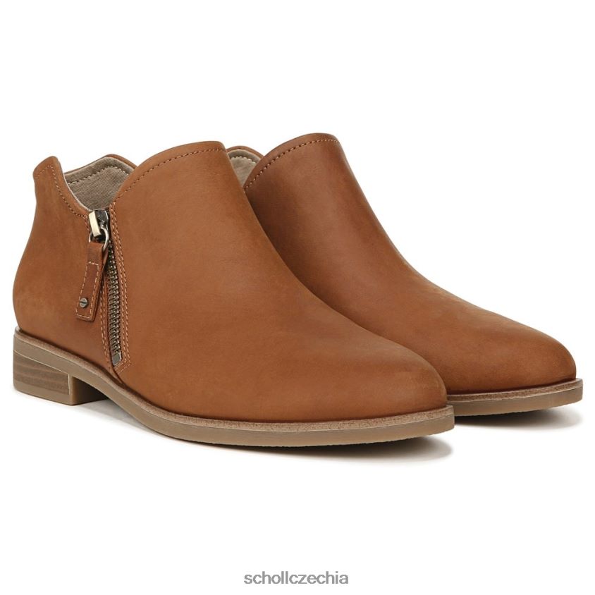 avenue zip kotníkové boty hnědá kůže Dr. Scholl'sunisex 22080Z99