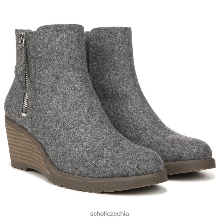 chloe kotníkové botičky šedá látka Dr. Scholl'sunisex 22080Z109