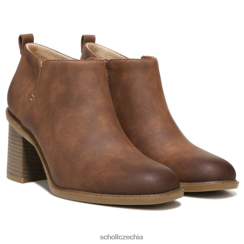 kotníková bota s blokovým podpatkem roxanne nová měděná hnědá syntetika Dr. Scholl'sunisex 22080Z247