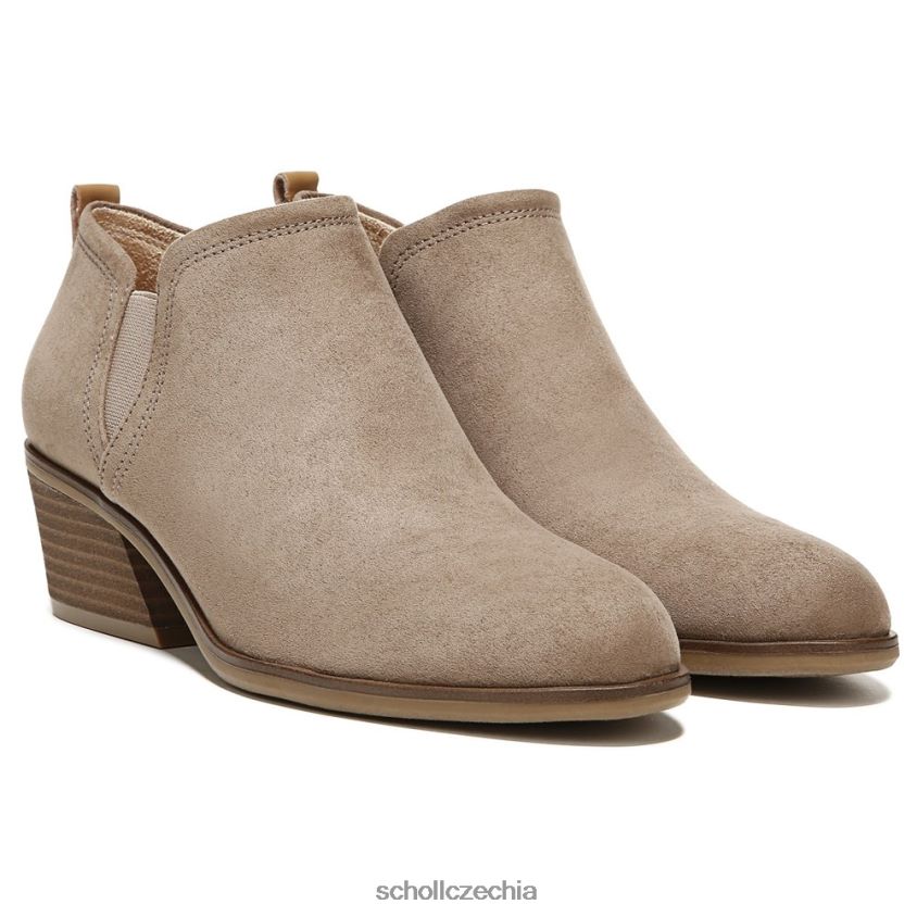 vavřínová kotníčková botička dřevěná hnědá látka Dr. Scholl'sunisex 22080Z52