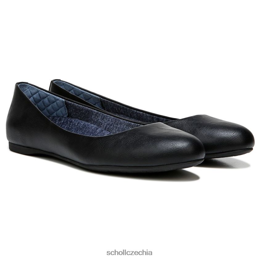 giorgie plochá paměťová pěna černá hladká Dr. Scholl'sunisex 22080Z176