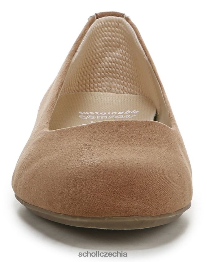 wexley balerína hnědá látka Dr. Scholl'sunisex 22080Z72