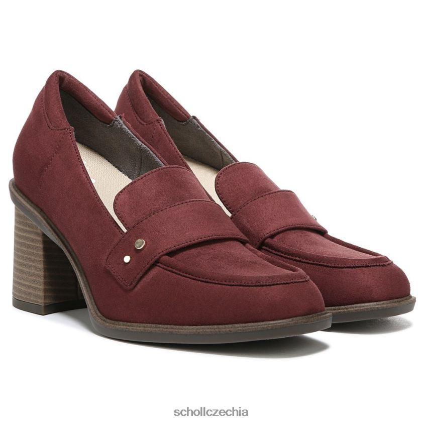 fámy blokují patní pumpu červená syntetika Dr. Scholl'sunisex 22080Z231