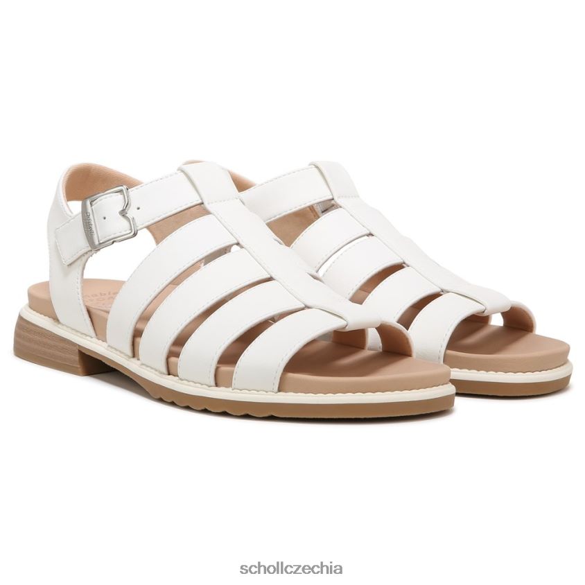 dobrý gladiátorský sandál bílý Dr. Scholl'sunisex 22080Z206