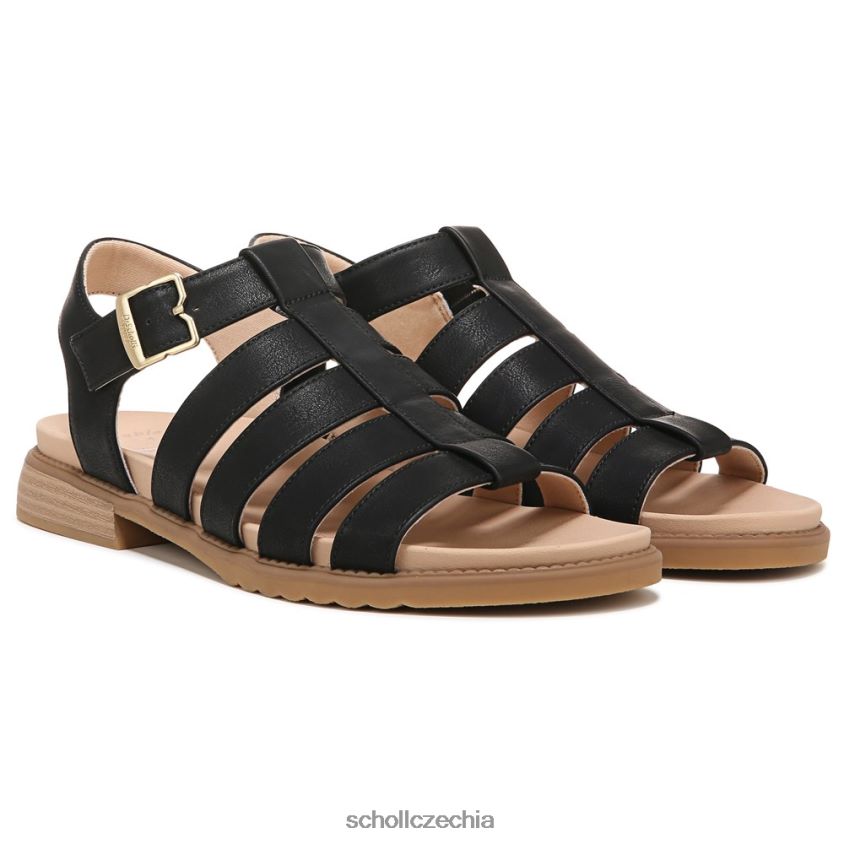 dobrý gladiátorský sandál Černá Dr. Scholl'sunisex 22080Z205