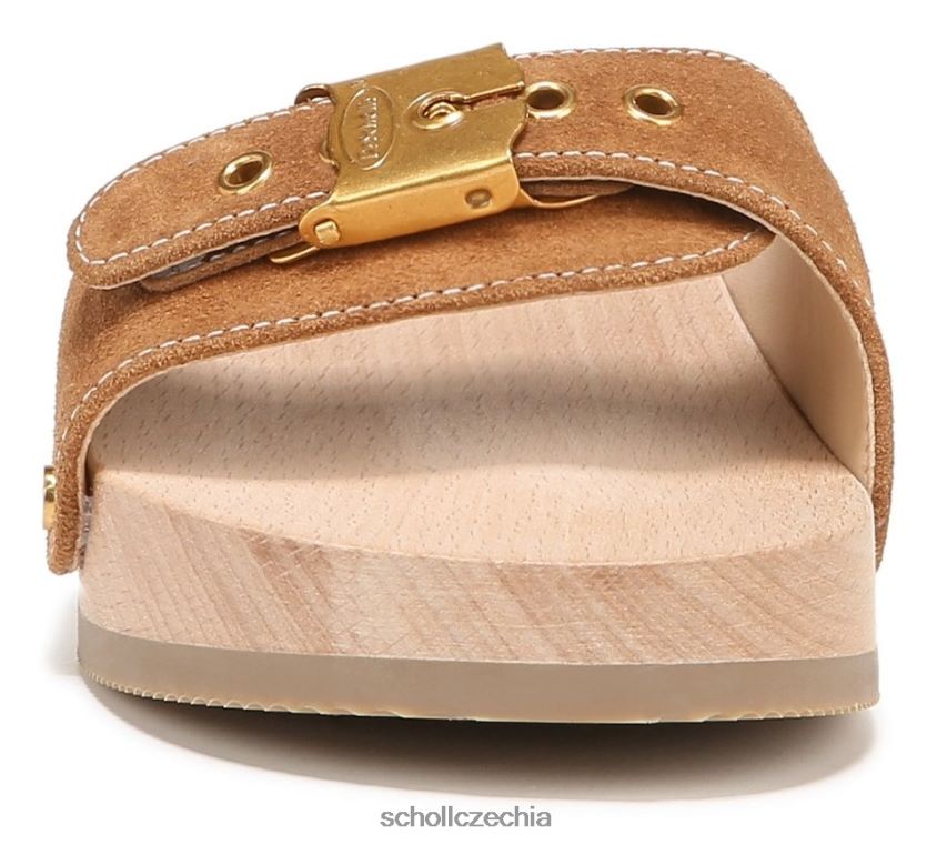 originální sandál hnědý semiš z oříškového dřeva Dr. Scholl's x Veronica Beardunisex 22080Z117