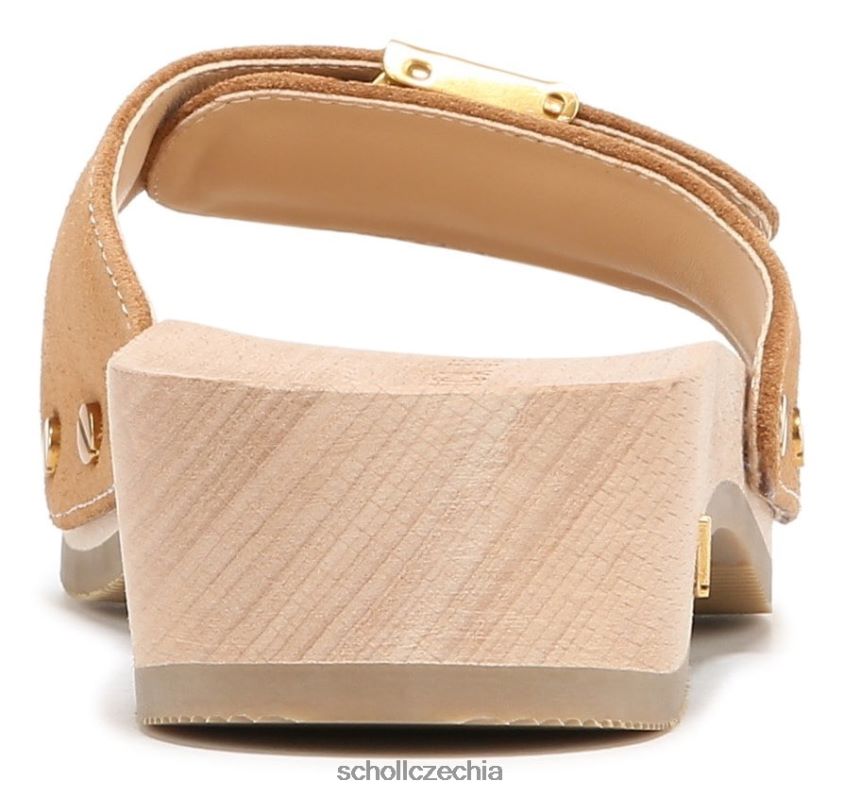 originální sandál hnědý semiš z oříškového dřeva Dr. Scholl's x Veronica Beardunisex 22080Z117