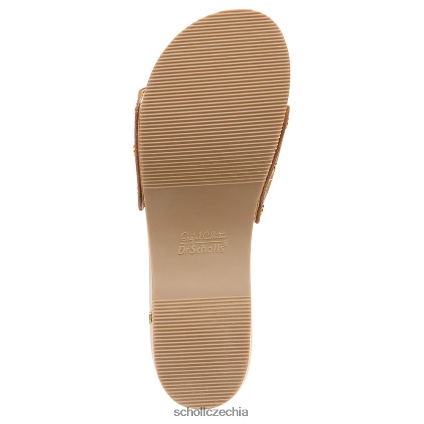 originální sandál hnědý semiš z oříškového dřeva Dr. Scholl's x Veronica Beardunisex 22080Z117