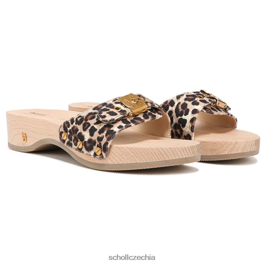 originální sandál plátno s leopardím vzorem Dr. Scholl's x Veronica Beardunisex 22080Z118