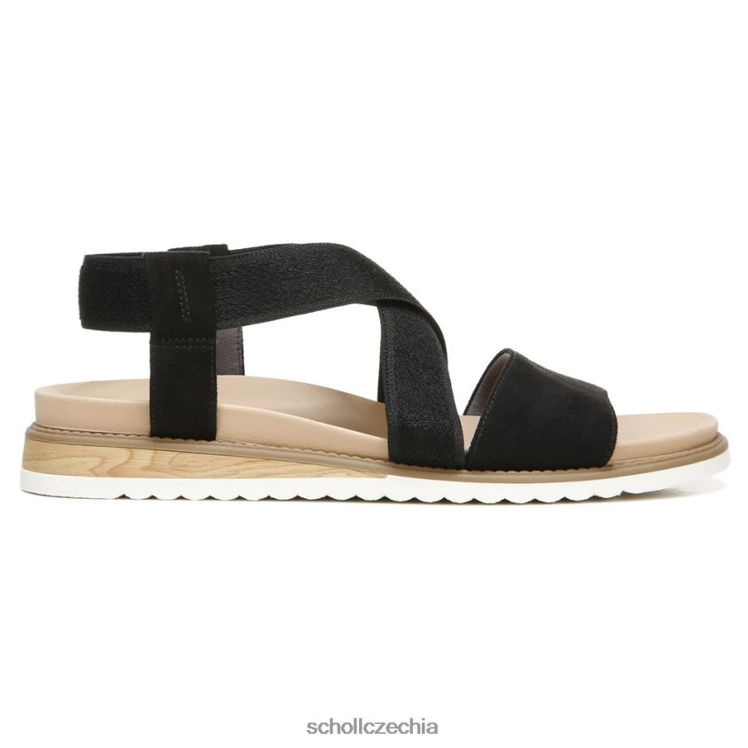 ostrovanský sandál černé mikrovlákno Dr. Scholl'sunisex 22080Z124
