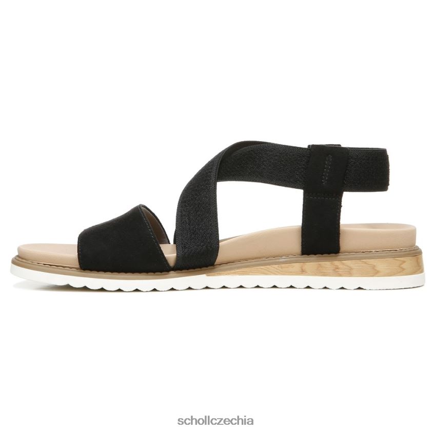 ostrovanský sandál černé mikrovlákno Dr. Scholl'sunisex 22080Z124