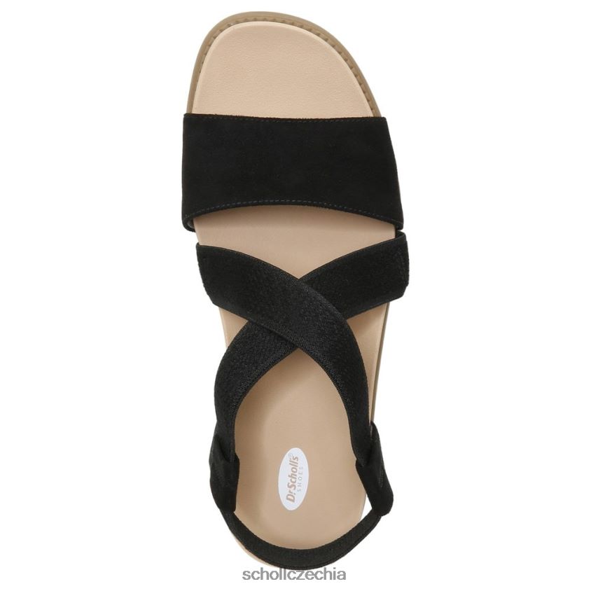 ostrovanský sandál černé mikrovlákno Dr. Scholl'sunisex 22080Z124