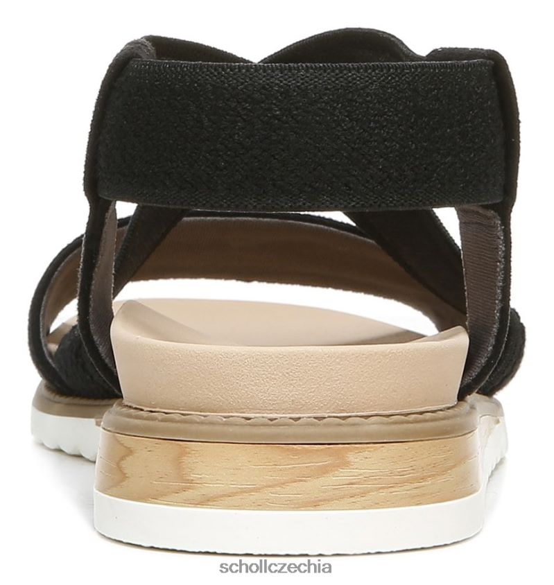 ostrovanský sandál černé mikrovlákno Dr. Scholl'sunisex 22080Z124
