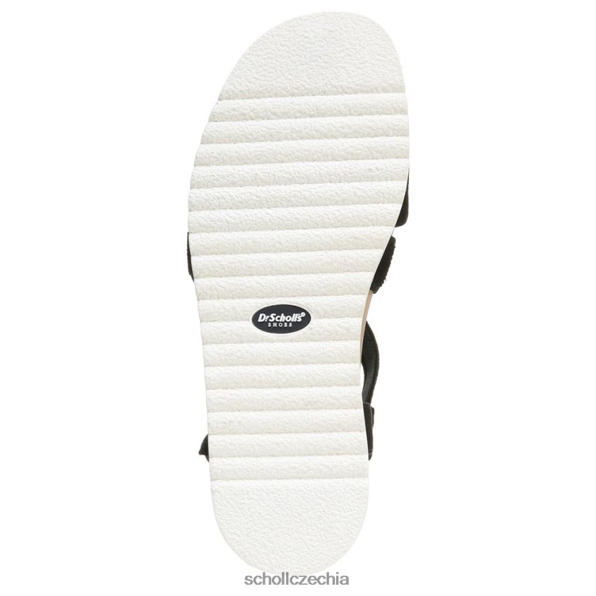 ostrovanský sandál černé mikrovlákno Dr. Scholl'sunisex 22080Z124