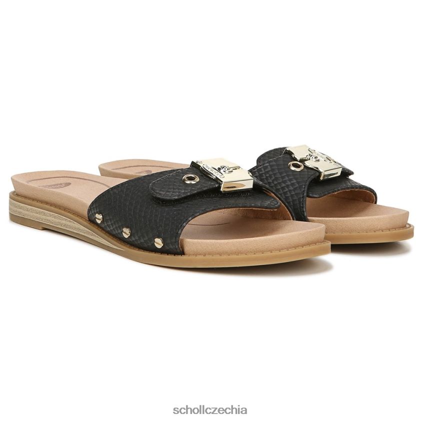 originální sandál černý had Dr. Scholl'sunisex 22080Z186