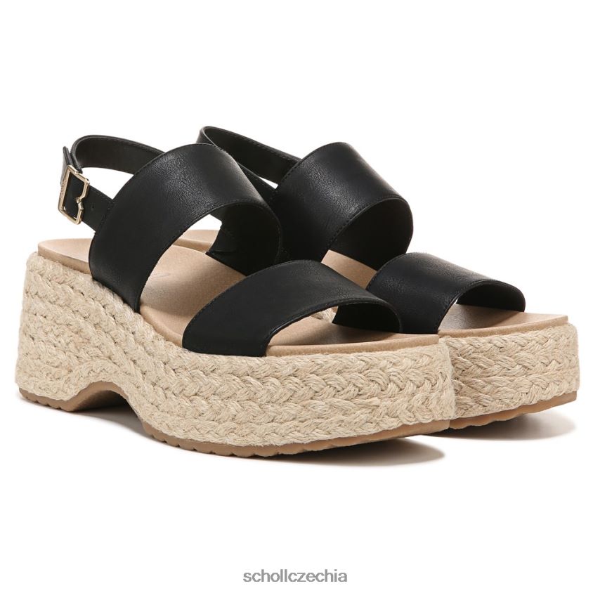 sandály na klínku delaney Černá Dr. Scholl'sunisex 22080Z235