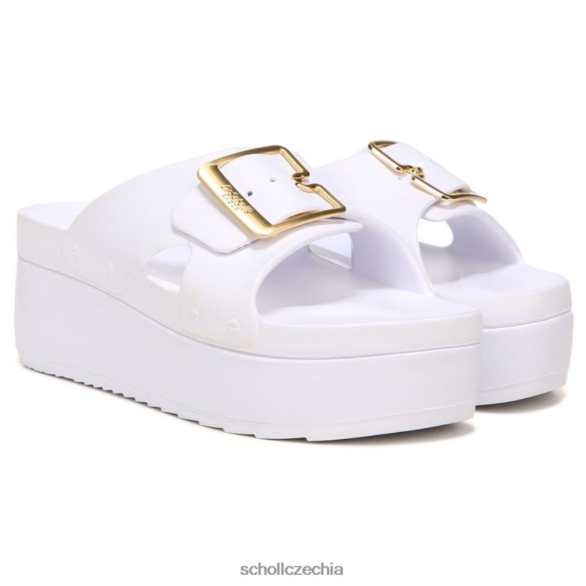 originální brankové sandály na platformě bílá Eva Dr. Scholl'sunisex 22080Z173