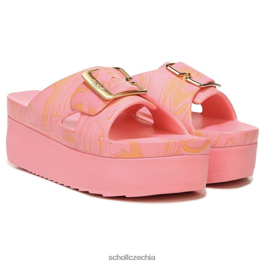 originální brankové sandály na platformě meruňková eva Dr. Scholl'sunisex 22080Z175
