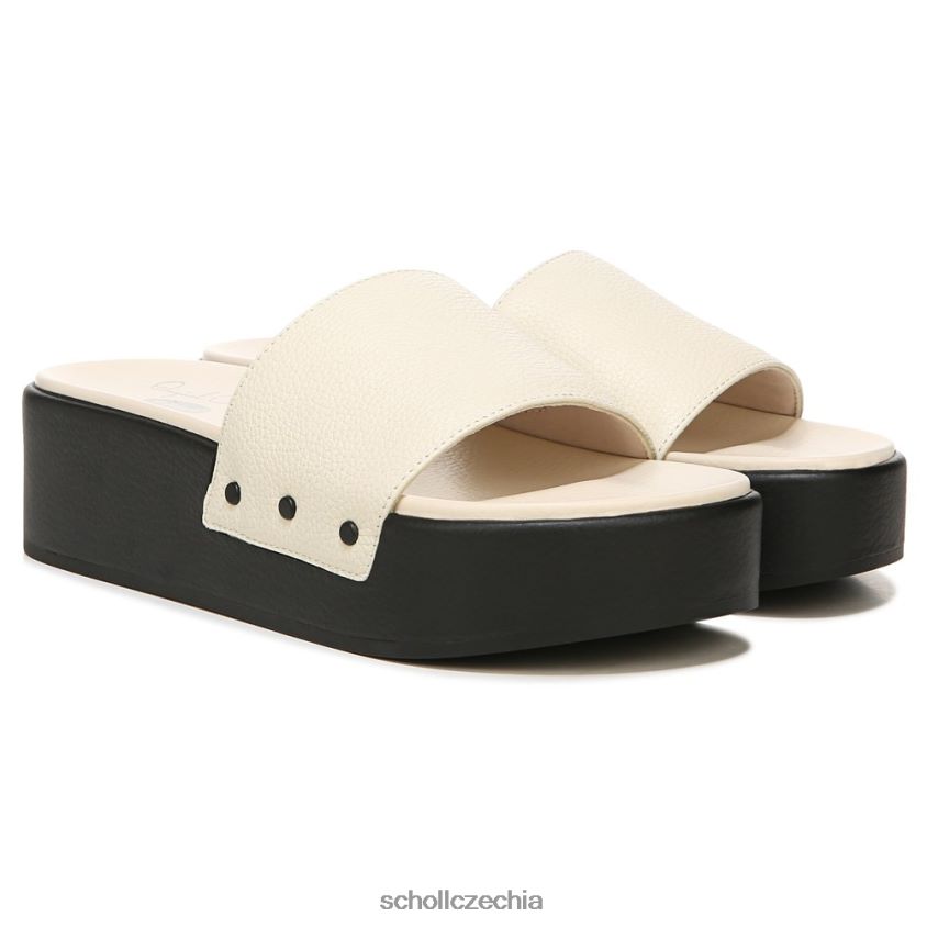 sandály na platformě pisces max bílá kůže Dr. Scholl'sunisex 22080Z199