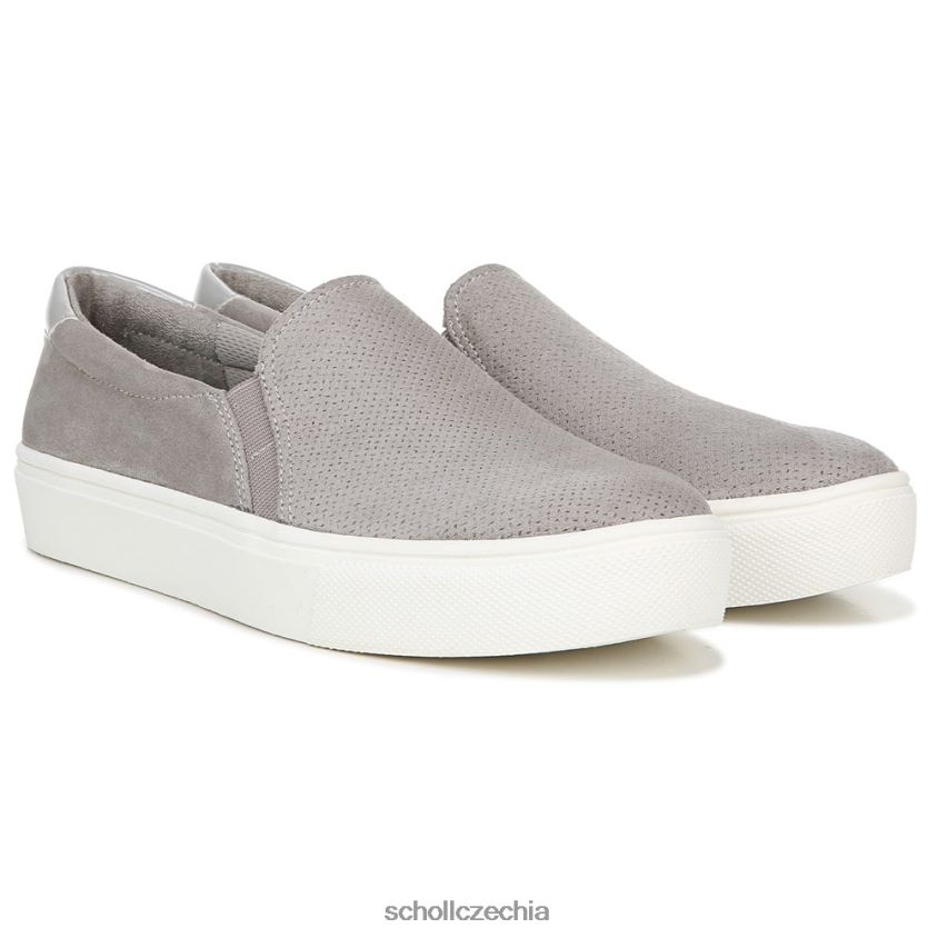 nova slip on teniska jemné šedé mikrovlákno perf Dr. Scholl'sunisex 22080Z70