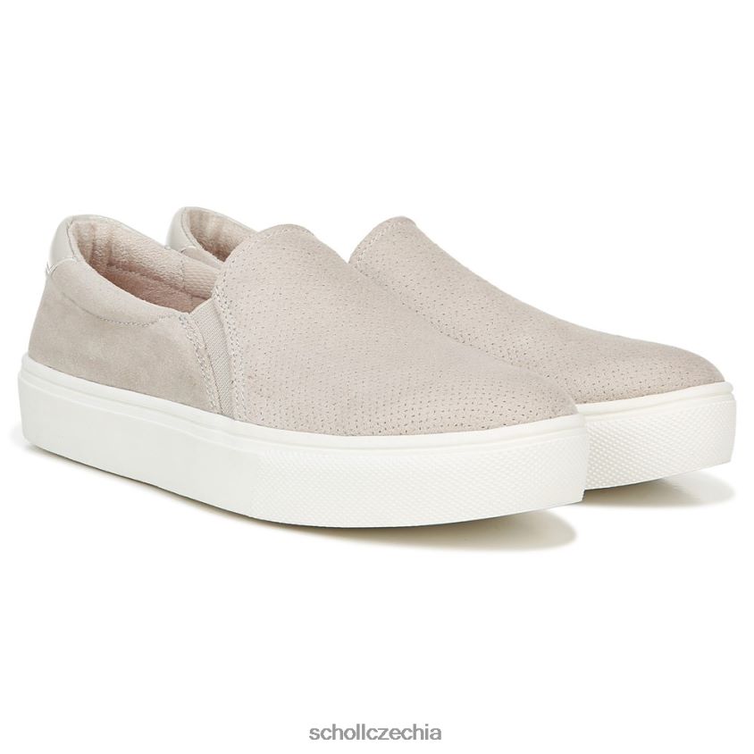 nova slip on teniska ústřicová šedá mikrovlákno perf Dr. Scholl'sunisex 22080Z69