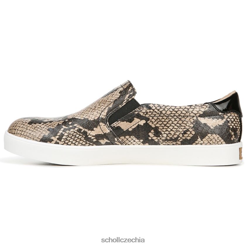 teniska madison slip on černý/hnědý hadí potisk Dr. Scholl'sunisex 22080Z42