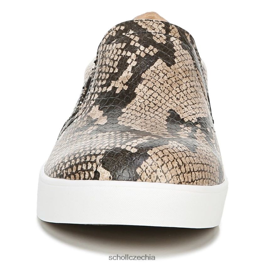 teniska madison slip on černý/hnědý hadí potisk Dr. Scholl'sunisex 22080Z42