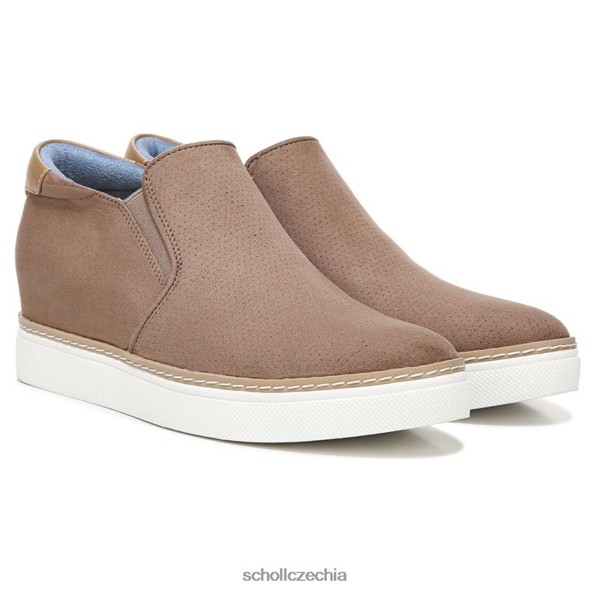 kdyby jen klínová teniska kakaově hnědá látka Dr. Scholl'sunisex 22080Z61