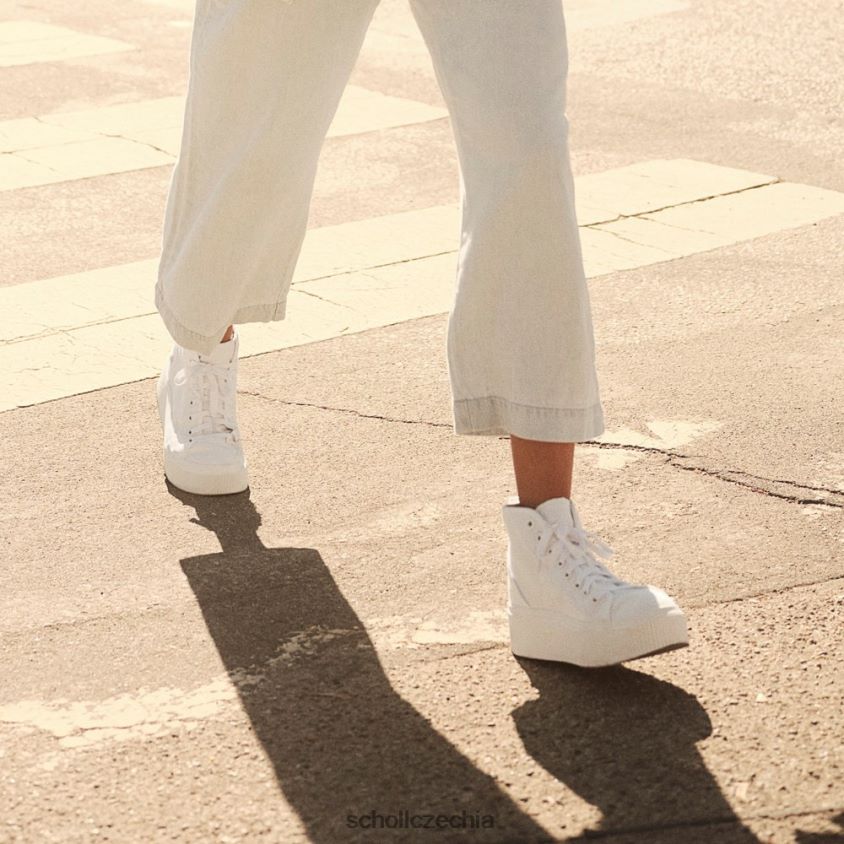 prozatím hi top tenisky na platformě bílá látka Dr. Scholl'sunisex 22080Z226